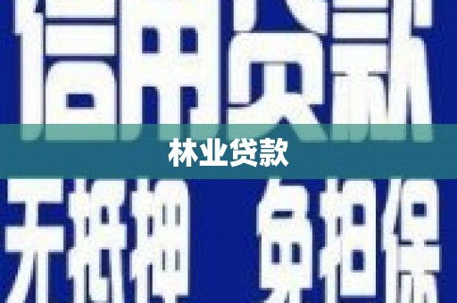 石岐林业贷款