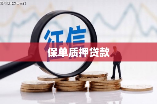 石岐保单质押贷款
